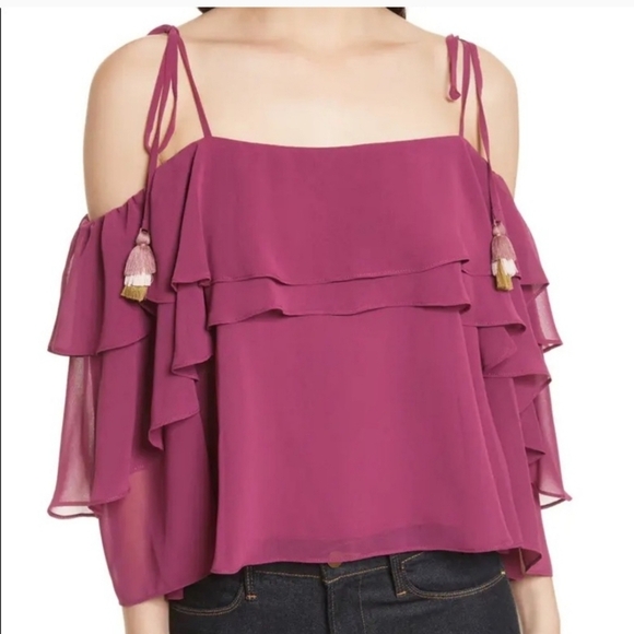 Rebecca minkoff Dana top light pink bnwt  size S - Picture 1 of 8